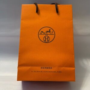 HERMES GIFT SHOPPING paper bag, PRESENT , storage BAG. New